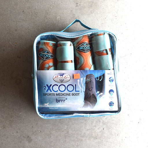 NEW Professional Choice 2xCool Sports Medicine Boots 4 Pack Flower Print Sale Barn Professional's Choice
