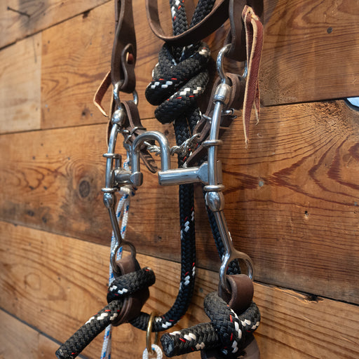 CHS Correction Bridle Rig w/Martingale Tack - Training Cow Horse Supply