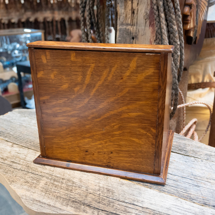 Vintage Clay Poker Chips Set w/Caddy Collectibles Teskey's