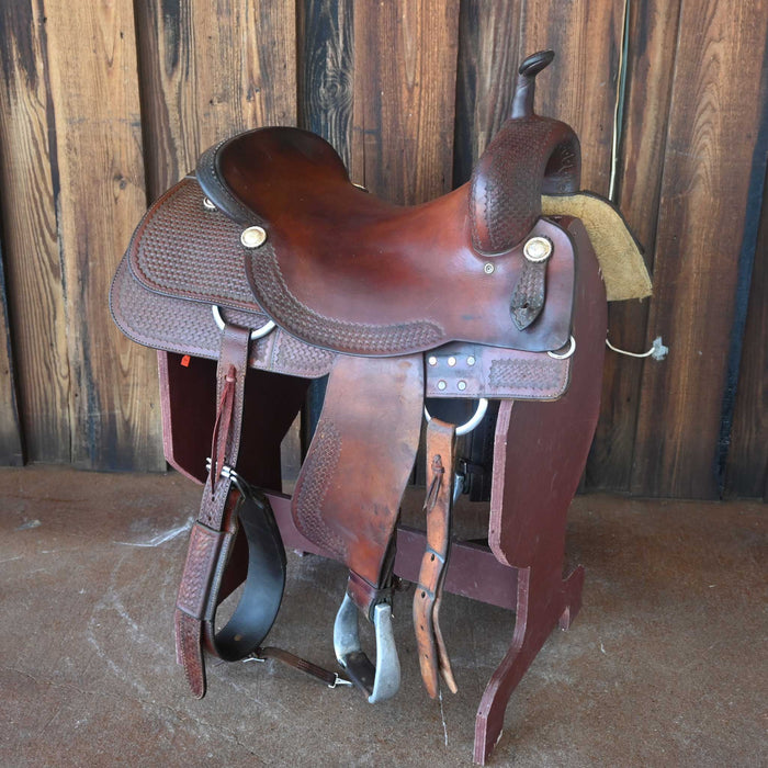 17" USED ROO HIDE CUTTING SADDLE Saddles - Used ROO HIDE