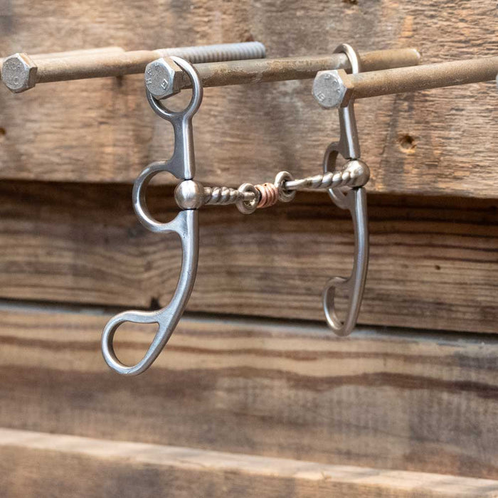 Kerry Kelley 50 Twisted Wire Dogbone Bit Tack - Bits Kerry Kelley