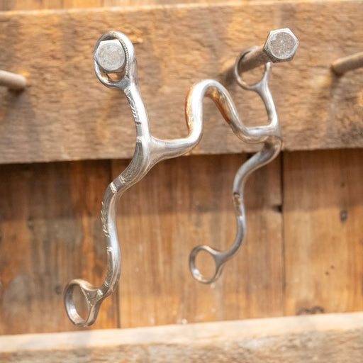 Cutrell Silver Mounted Solid Port Bit w/Copper Tack - Bits Cutrell