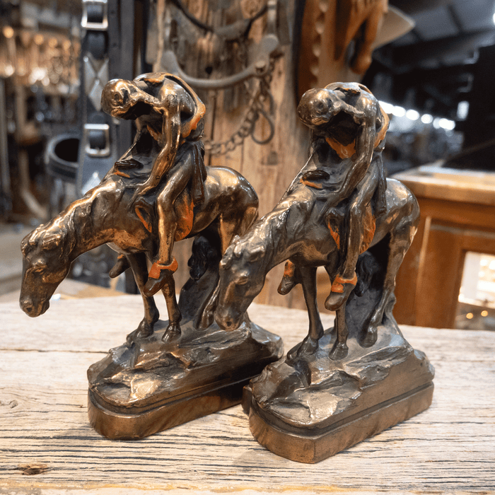 1930's or 40's "End of Trail" Bookends