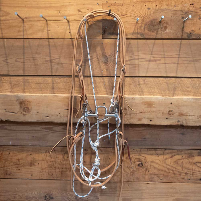 CHS Square Port Correction w/Martingale Tack - Training Cow Horse Supply