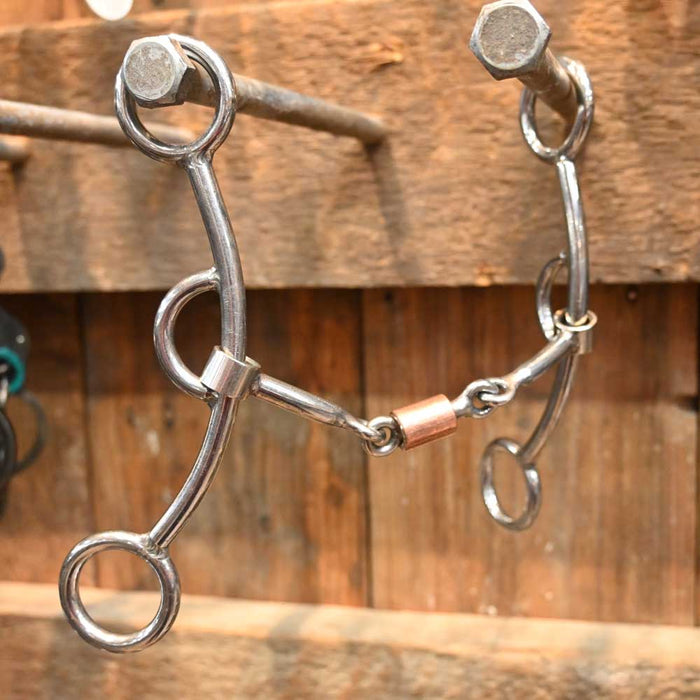 Schoneberg Cam 5" Smooth Dogbone with Copper Roller Bit Tack - Bits Schoneberg
