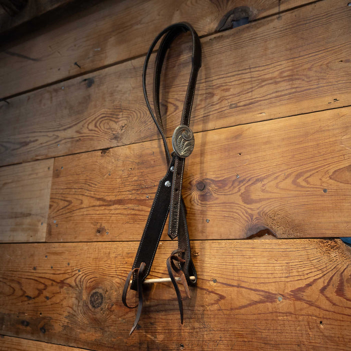 Used TM Leather Split Ear Headstall