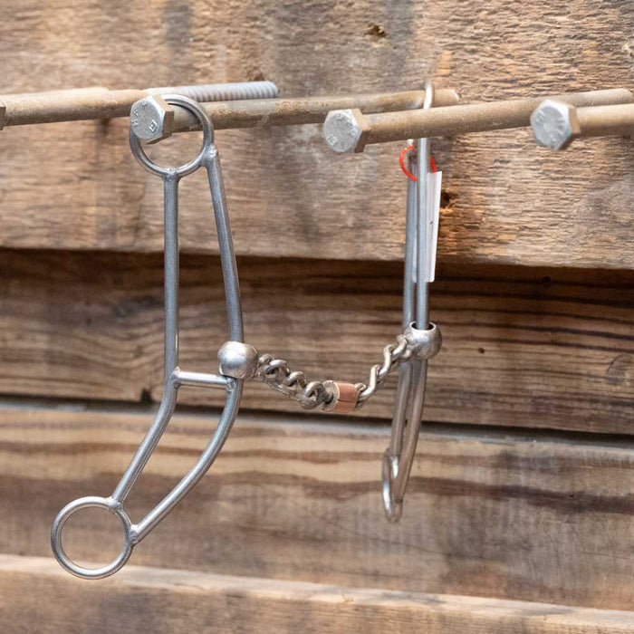 Flaharty Banana Chain w/ Copper Roller Gag Bit Tack - Bits Flaharty