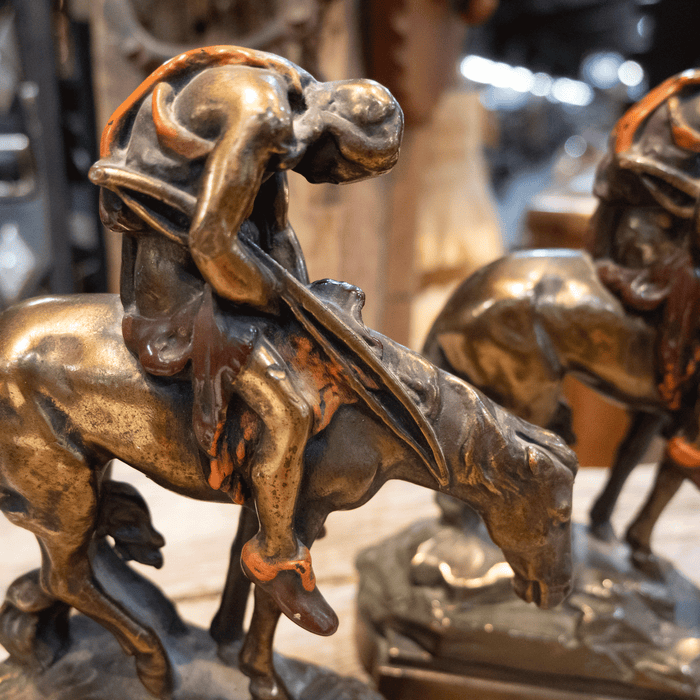 1930's or 40's "End of Trail" Bookends