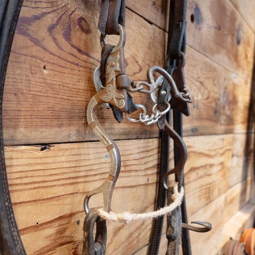 Cowpuncher Ported Chain Bridle Rig Tack - Rigs Cowpuncher