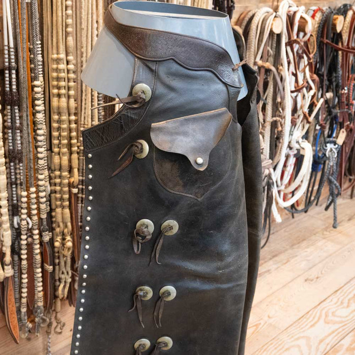1910's to 20's "BW" Cowboy Chaps Tack - Chaps & Chinks BW