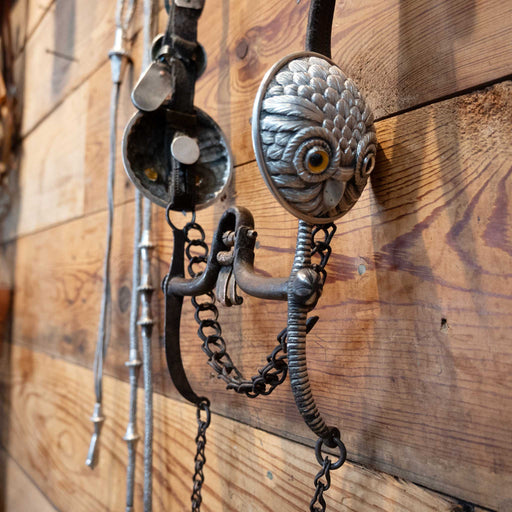 Vintage Owl Silver Bridle Rig w/Matching Reins Tack - Rigs MISC