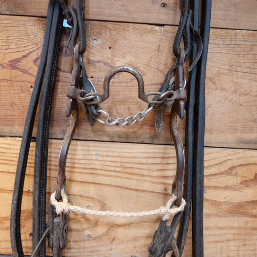 Cowpuncher Ported Chain Bridle Rig Tack - Rigs Cowpuncher