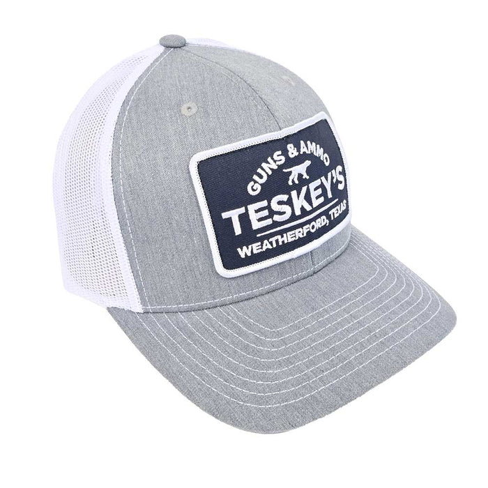Teskey's G&A Pointer Cap - Heather Grey/White TESKEY'S GEAR - Baseball Caps Teskey's