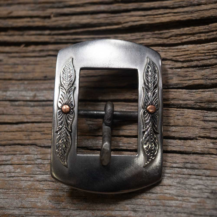 Luke Spraberry 3/4" Silver Mounted Square Headstall Buckle Tack - Conchos & Hardware Luke Spraberry