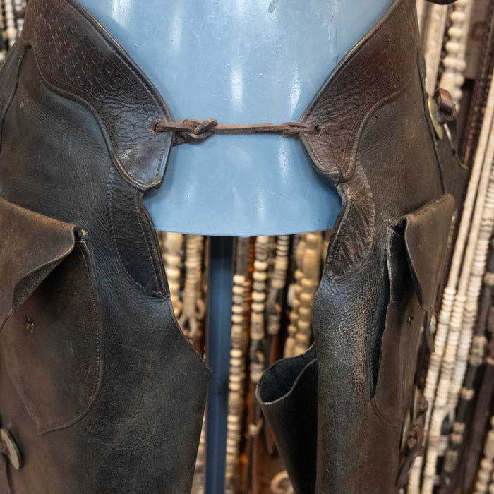 1910's to 20's "BW" Cowboy Chaps Tack - Chaps & Chinks BW