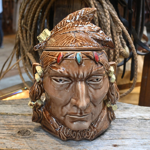 1954 McCoy Pontiac Indian Cookie Jar Collectibles Teskey's