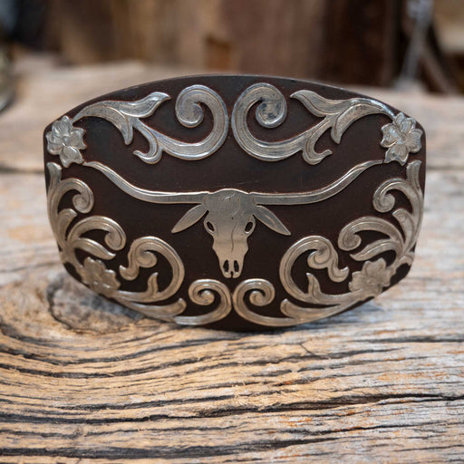 Scribner Longhorn Scroll Buckle ACCESSORIES - Additional Accessories - Buckles Dale Scribner