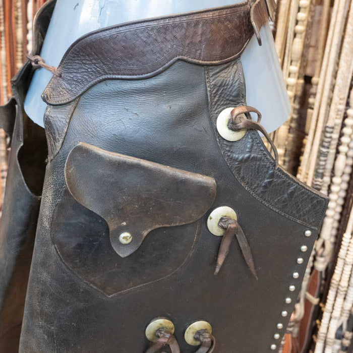 1910's to 20's "BW" Cowboy Chaps Tack - Chaps & Chinks BW