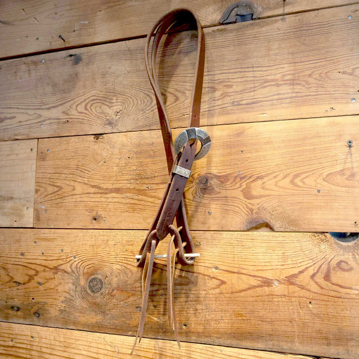 Used Cowperson Split Ear Headstall w/Layton Buckle