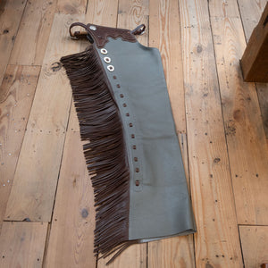 Teskey's Large Silver All Around Shotgun Chaps Tack - Chaps & Chinks Teskey's