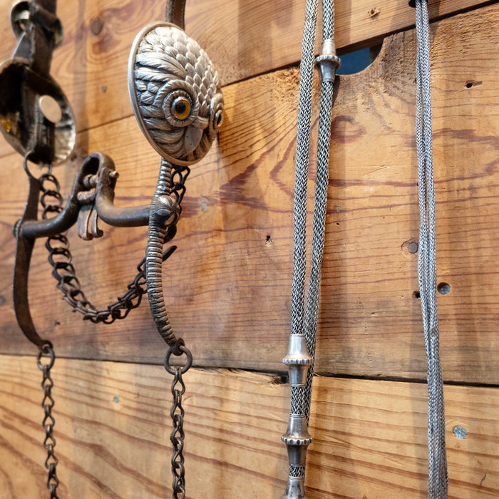 Vintage Owl Silver Bridle Rig w/Matching Reins Tack - Rigs MISC