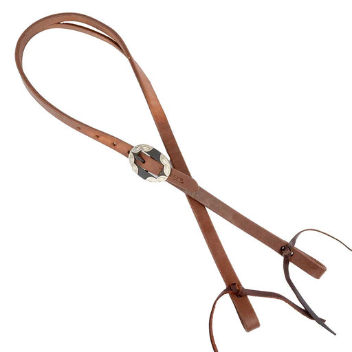 Teskey's Split Ear Headstall w/Round Rust Buckles Tack - Headstalls Teskey's