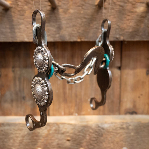 Used Petska Washer Port w/Silver Conchos Tack - Bits Paul Petska