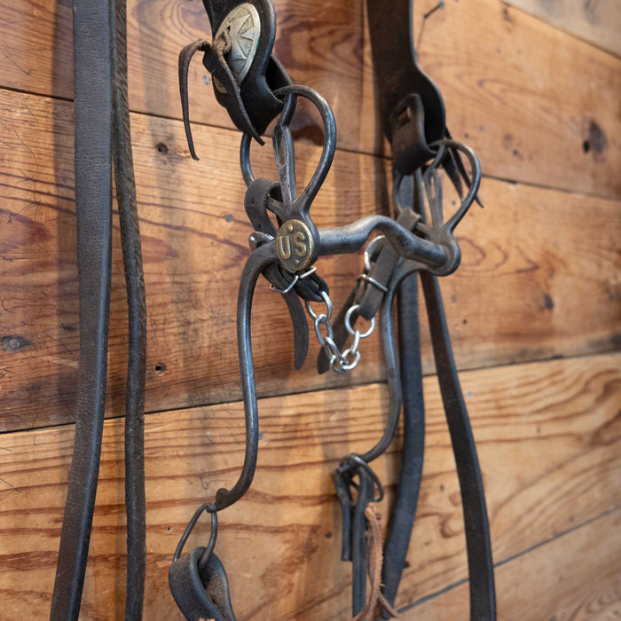 Vintage U.S. Cavalry Shoemaker Bridle Rig