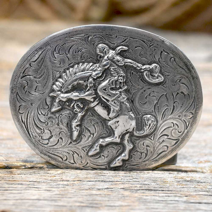 1940's Bohlin Bronc Rider Belt Buckle ACCESSORIES - Additional Accessories - Buckles Edward H. Bohlin