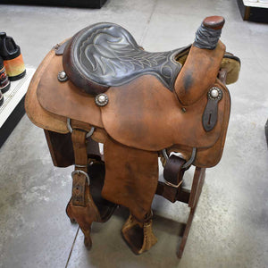 14.5" USED FAITH ROPING SADDLE Saddles Faith Saddlery