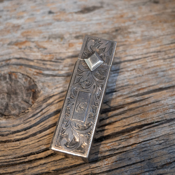 Vintage Bohlin Sterling Silver Lipstick Case 1856