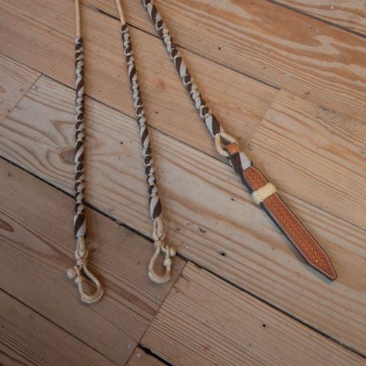 Handmade Rawhide & Hosehair Romel Reins Tack - Reins MISC