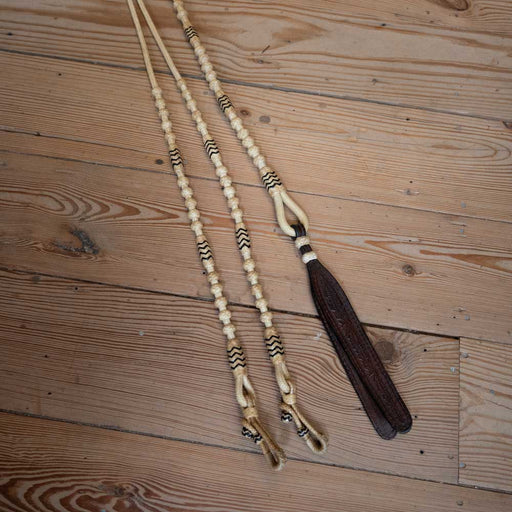 Handmade Rawhide Romel Reins Tack - Reins MISC