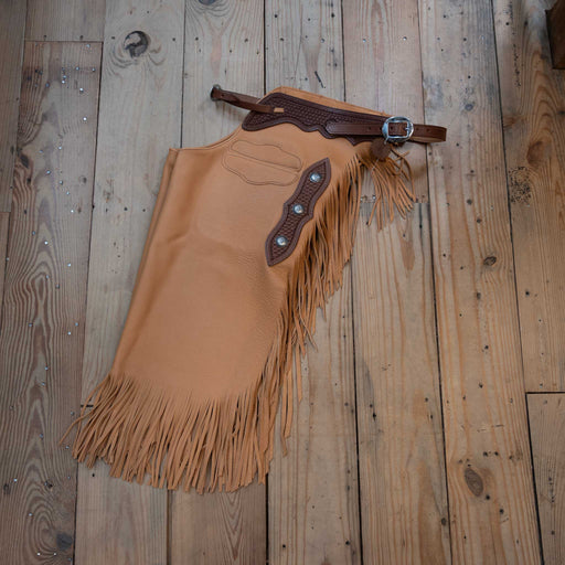 Large Smooth Leather Chinks Tack - Chaps & Chinks TESKEY'S