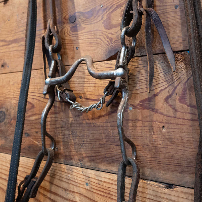 Kerry Kelley Silver Mounted V-Port Bridle Rig Tack - Rigs Kerry Kelley