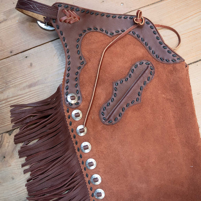 Teskey's "101" Medium Stepthrough Cowboy Chaps Tack - Chaps & Chinks Teskey's