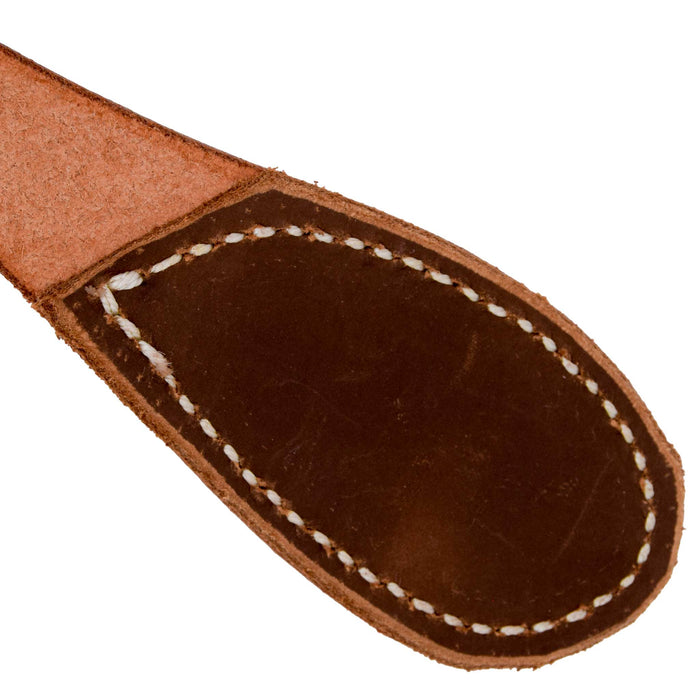 Teskey's Straight Two Tone Button Cover Spur Straps Tack - Spur Straps Teskey's