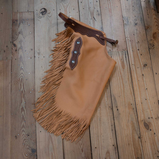 Large Smooth Leather Chinks Tack - Chaps & Chinks TESKEY'S