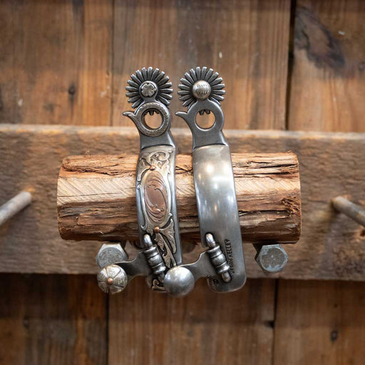 Kerry Kelley Silver Mounted Chihuahua Spurs Tack - Spurs Kerry Kelley