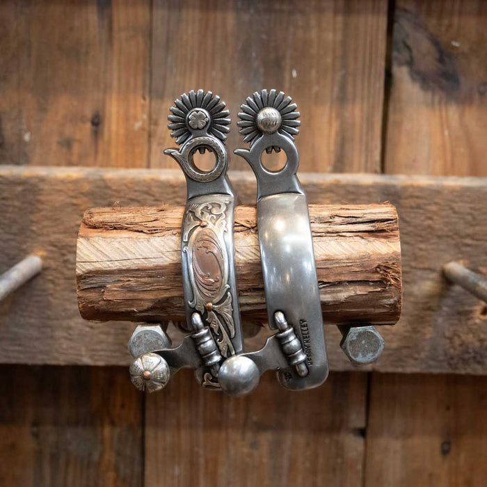 Kerry Kelley Silver Mounted Chihuahua Spurs Tack - Spurs Kerry Kelley
