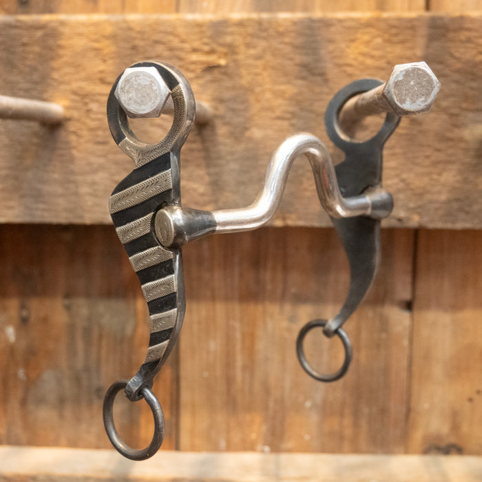 S. White Silver Mounted Solid Port Bit Tack - Bits S. White