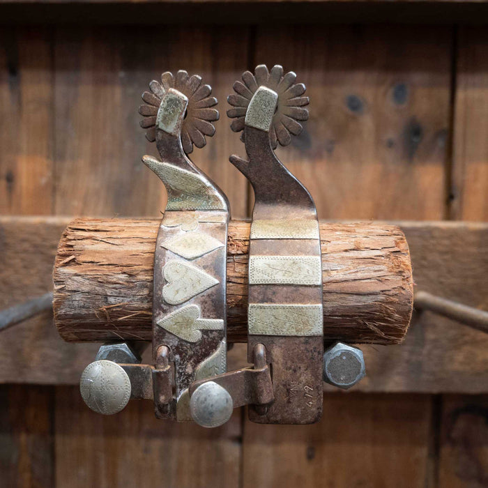 Jeff Payne Silver Mounted 16pt. Spurs Tack - Spurs Jeff Payne