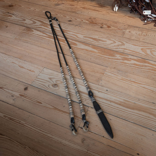 Handmade Jose Ortiz Rawhide Romel Reins Tack - Reins Jose Ortiz