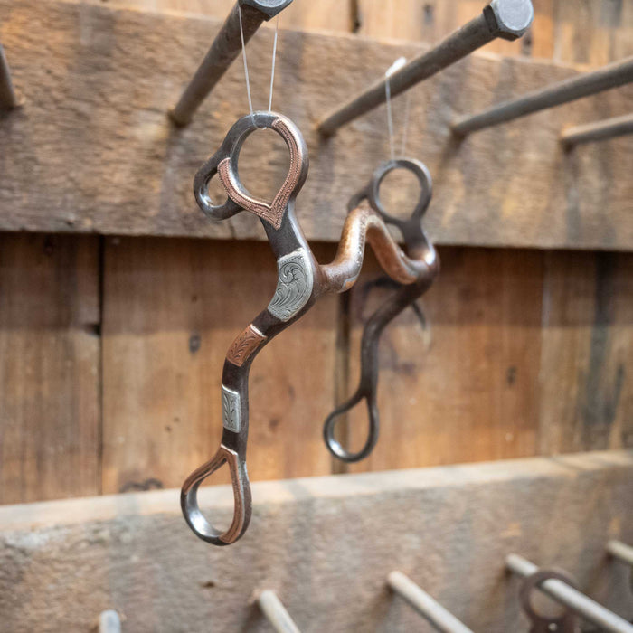 Ryan Edmonds Mounted Solid Port BIt Tack - Bits Ryan Edmonds