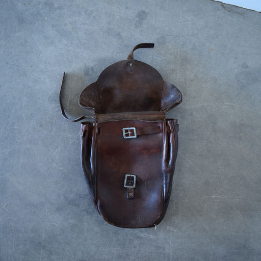 Used Vintage German Leather Saddle Bag Sale Barn Teskey's