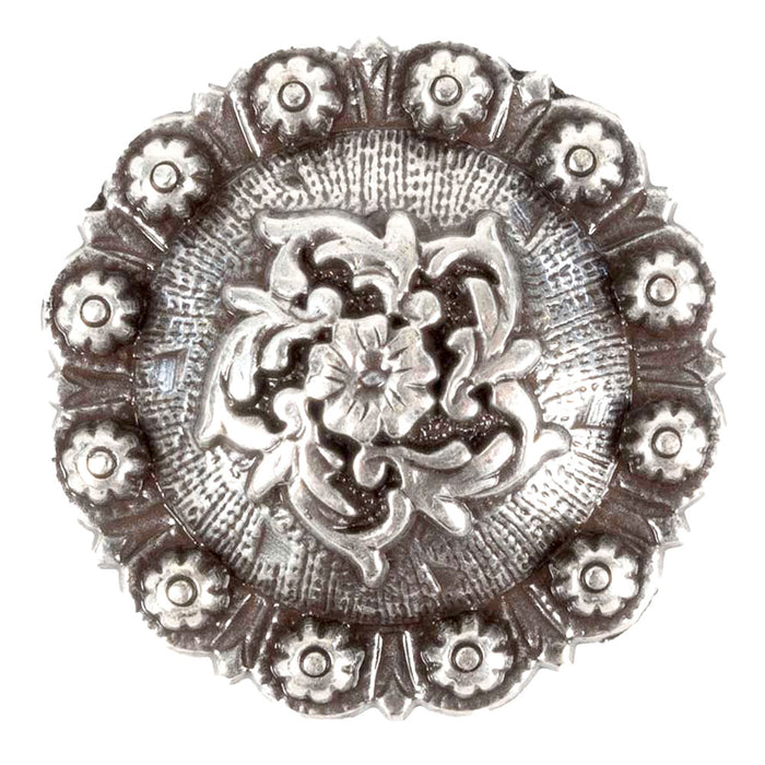Antique Floral Coloma Concho Tack - Conchos & Hardware MISC