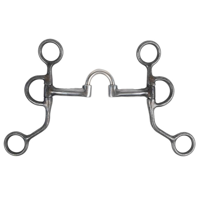 Aged Steel Low Correction Trainer Tack - Bits Formay