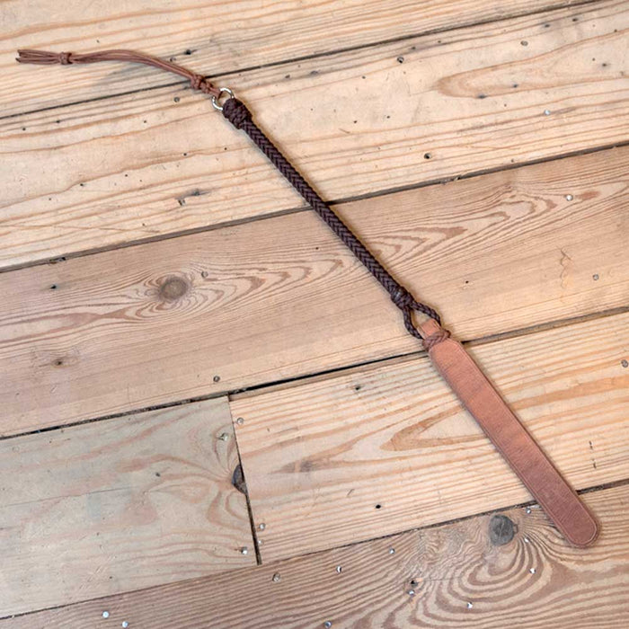 Handmade 24" Braided Quirt w/Popper Tack - Whips, Crops & Quirts MISC