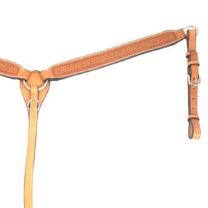 Teskey's 1 3/4" Straight Basketweave Breast Collar Tack - Breast Collars Teskey's