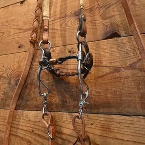 Bridle Rig - Dale Chavez Single Ear Headstall with Silver Conchos - RIG416 Tack - Rigs Dale Chavez   